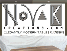 Tablet Screenshot of novakcreations.com